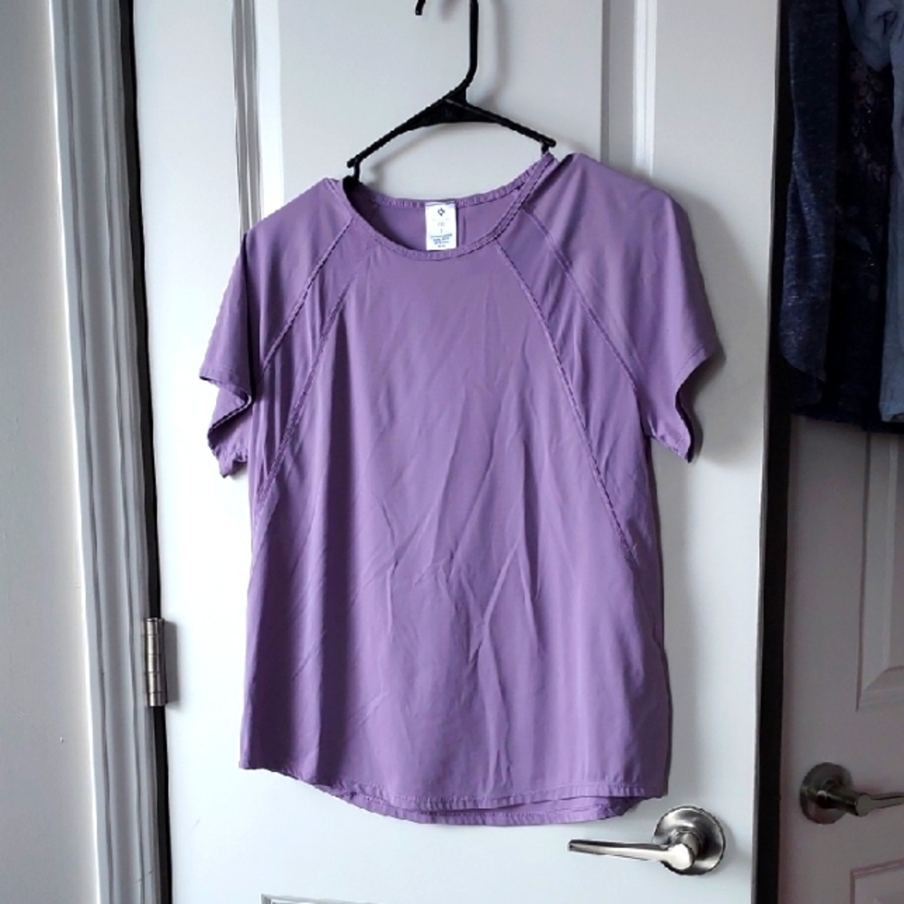 Members Mark Short Sleeve Tee Purple Small
